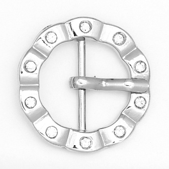 пряжка застежка металлическая со стразами