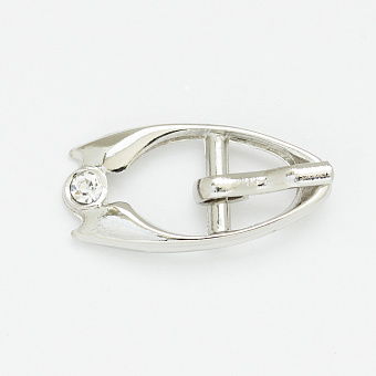 пряжка застежка металлическая со стразами