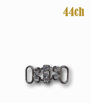 пряжка застежка металлическая со стразами