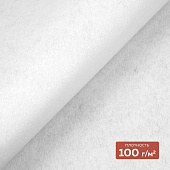 Флизелин клеевой (сплошной) 1080 HF DextraTex (100 г/кв. м) белый 100 см/100 м