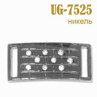 пряжка застежка металлическая со стразами