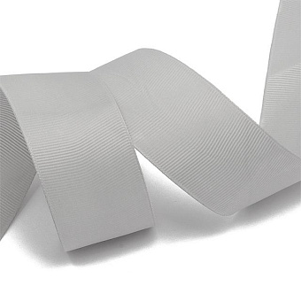 однотонная репсовая лента