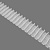 Шторная лента 80MP/Soft (1:2,25) Oz-is Premium многокарманная прозрачная 8 см/50 м многокарманная шторная лента