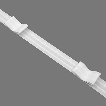 шторная лента бантовая сборка