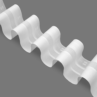 шторная лента с эффектом люверсов