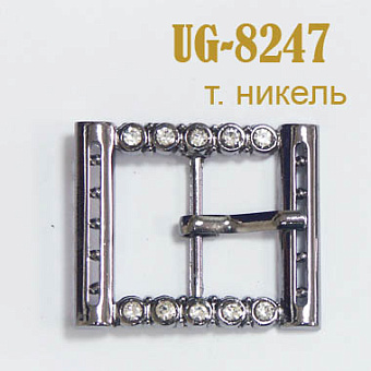 пряжка застежка металлическая со стразами