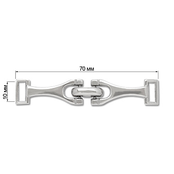 пряжка застежка металлическая