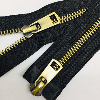 двухзамковая металлическая молния Титан