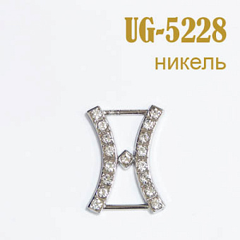 пряжка застежка металлическая со стразами