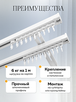 карниз профильный алюминиевый