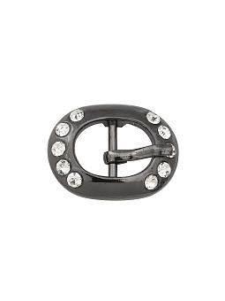 пряжка застежка металлическая со стразами