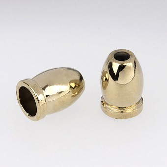 наконечник концевик металлический для шнура
