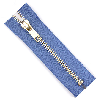 джинсовая металлическая молния