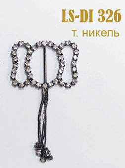 пряжка застежка металлическая со стразами