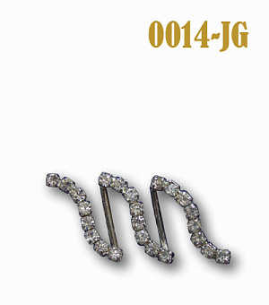 пряжка застежка металлическая со стразами