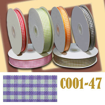 швейная декоративная лента "клетка"