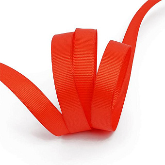 однотонная репсовая лента