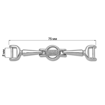 пряжка застежка металлическая