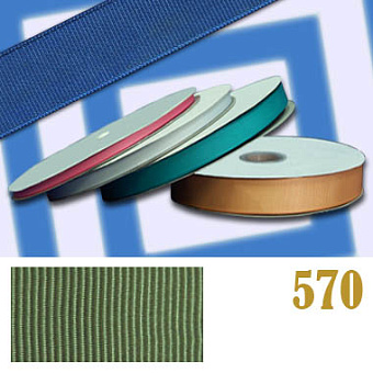 однотонная репсовая лента