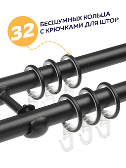 металлический настенный карниз для штор