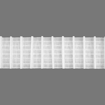 шторная лента с фиксированной карандашной сборкой