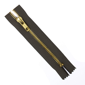 джинсовая металлическая молния