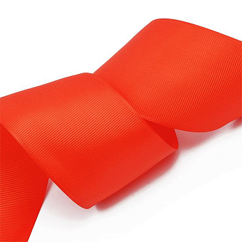 однотонная репсовая лента