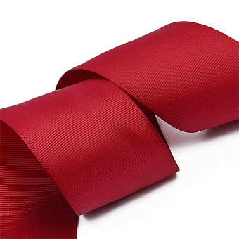 однотонная репсовая лента