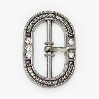 пряжка застежка металлическая со стразами