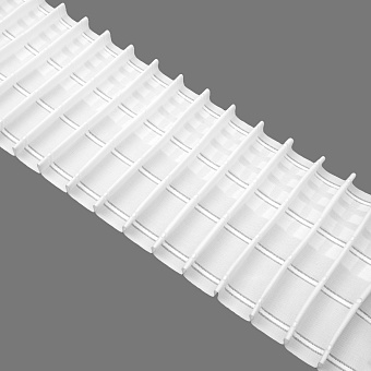 шторная лента с фиксированной карандашной сборкой