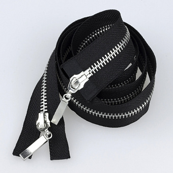 двухзамковая металлическая разъемная молния ТИП 5