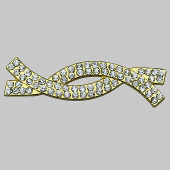 декоративная брошь