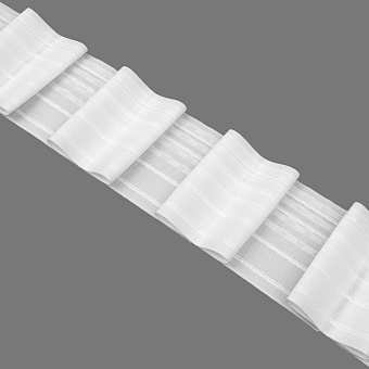 шторная лента бантовая сборка