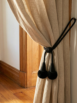 шторные подхваты с подвесками