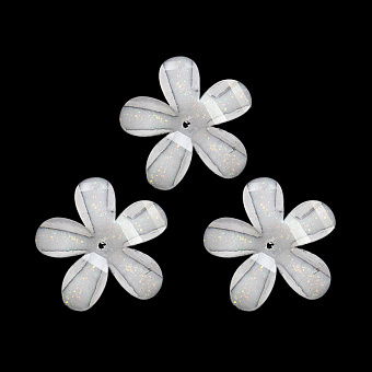 декоративное пришивное украшение из пластика