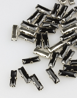 Стразы прямоугольные пришивные в металлической оправе стразы прямоугольные пришивные в металлической оправе