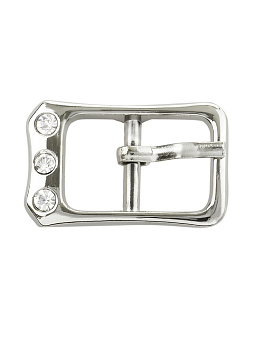 пряжка застежка металлическая со стразами