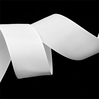 однотонная репсовая лента