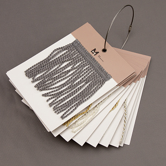 каталог с образцами фурнитуры для штор