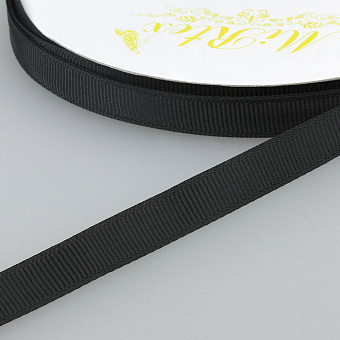 однотонная репсовая лента