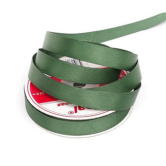 однотонная репсовая лента