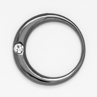 пряжка застежка металлическая со стразами