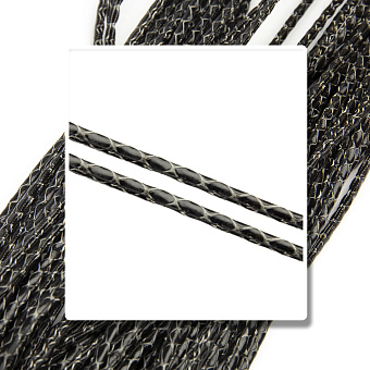 декоративный шнур из кожзама прошитый