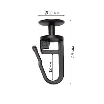 шторные крючки