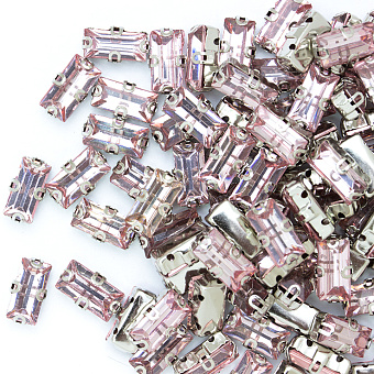 Стразы прямоугольные пришивные в металлической оправе стразы прямоугольные пришивные в металлической оправе